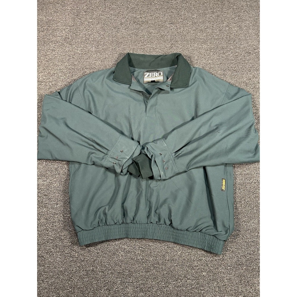 Zero Restriction Jacket Men's‎ Large Green Gore Tex Golf Performance Water Proof